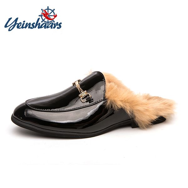 yeinshaars winter new real fur warm snow shoes men lazy shoes loafers comfort moccasins furry slides fluffy hairy flip flops, Black
yeinshaars winter new real fur warm snow shoes men lazy shoes loafers comfort moccasins furry slides fluffy hairy flip flops, Black