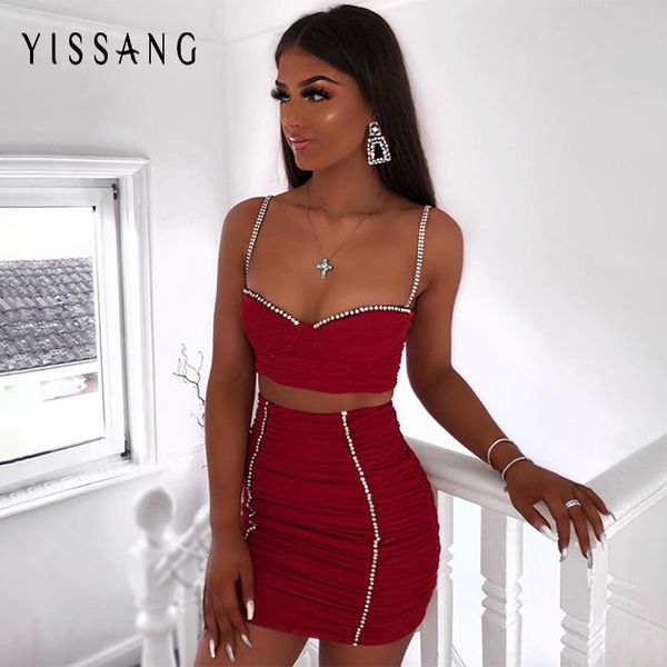 yissang diamond mosaic mesh two piece set women ruched crop and mini skirt sets summer outfits femal 2 piece set 2020, White
yissang diamond mosaic mesh two piece set women ruched crop and mini skirt sets summer outfits femal 2 piece set 2020, White