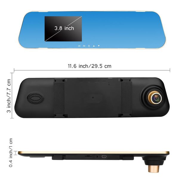 car dvr dual lens car camera full hd 1080p video recorder rearview mirror with rear view dvr dash cam auto registrator
car dvr dual lens car camera full hd 1080p video recorder rearview mirror with rear view dvr dash cam auto registrator