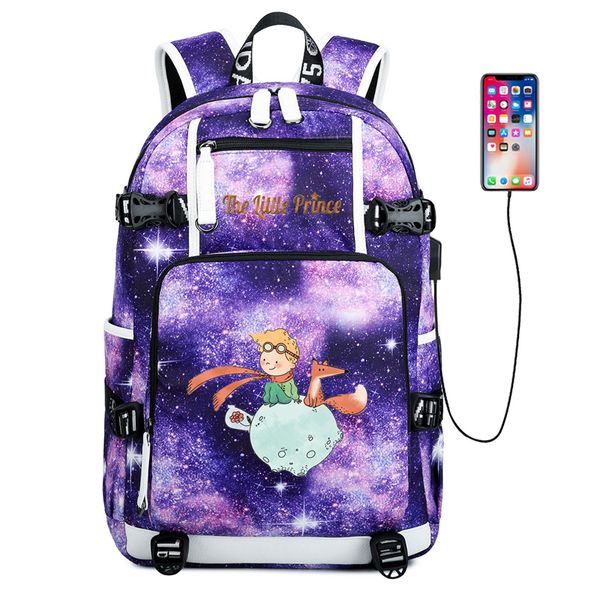 the little prince school bag usb charging travel bag canvas shoulder teenager boys girls backpack laptop
the little prince school bag usb charging travel bag canvas shoulder teenager boys girls backpack laptop