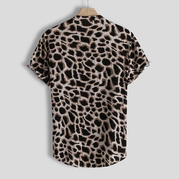 summer mens beach hawaiian shirt tropical summer lump chest pocket short sleeve leopard print shirt men casual loose shirts, White;black
summer mens beach hawaiian shirt tropical summer lump chest pocket short sleeve leopard print shirt men casual loose shirts, White;black