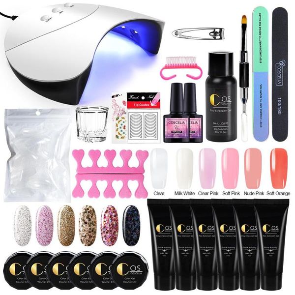 coscelia manicure set for nail kit 36w uv lamp dryer nail set gel polish builder gel extending poly with uv
coscelia manicure set for nail kit 36w uv lamp dryer nail set gel polish builder gel extending poly with uv