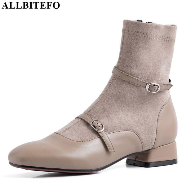 allbitefo genuine leather women boots zip high heels mid-calf boots for ladies leisure winter girl shoes long, Black
allbitefo genuine leather women boots zip high heels mid-calf boots for ladies leisure winter girl shoes long, Black