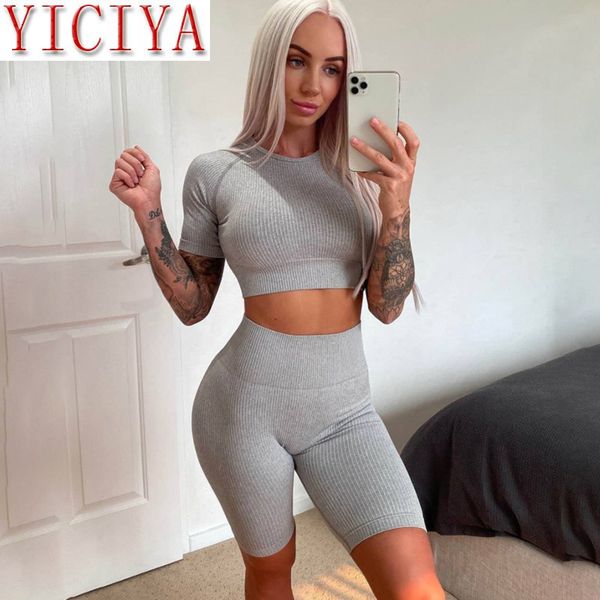 casual sportsuit tracksuit for women outfits suit short sleeves short pant 2 pieces set 2020 black grey matching summer set, White
casual sportsuit tracksuit for women outfits suit short sleeves short pant 2 pieces set 2020 black grey matching summer set, White