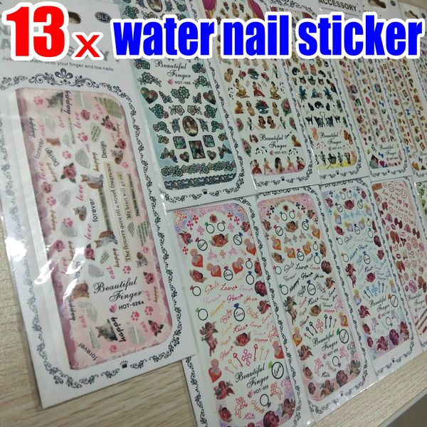 13x nail art water transfer sticker decal decals cupid angel pet love flower decoration strip wrap wraps for natural / false nails tips new, Black
13x nail art water transfer sticker decal decals cupid angel pet love flower decoration strip wrap wraps for natural / false nails tips new, Black