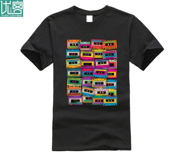 neon music t-shirt men 80s t shirt colorful cassette tapes printed clothes cotton black tshirt o neck tees hip hop, White;black
neon music t-shirt men 80s t shirt colorful cassette tapes printed clothes cotton black tshirt o neck tees hip hop, White;black