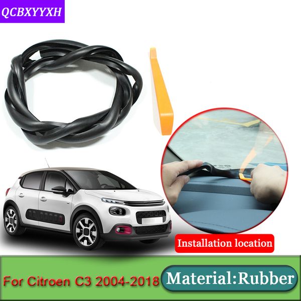 car-styling for c3 2004-2018 rubber anti-noise soundproof dustproof car dashboard windshield sealing strips accessories
car-styling for c3 2004-2018 rubber anti-noise soundproof dustproof car dashboard windshield sealing strips accessories