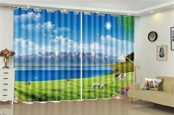 landscape curtain promotion beautiful lakeside pasture scenery decorative interior beautiful blackout curtains
landscape curtain promotion beautiful lakeside pasture scenery decorative interior beautiful blackout curtains