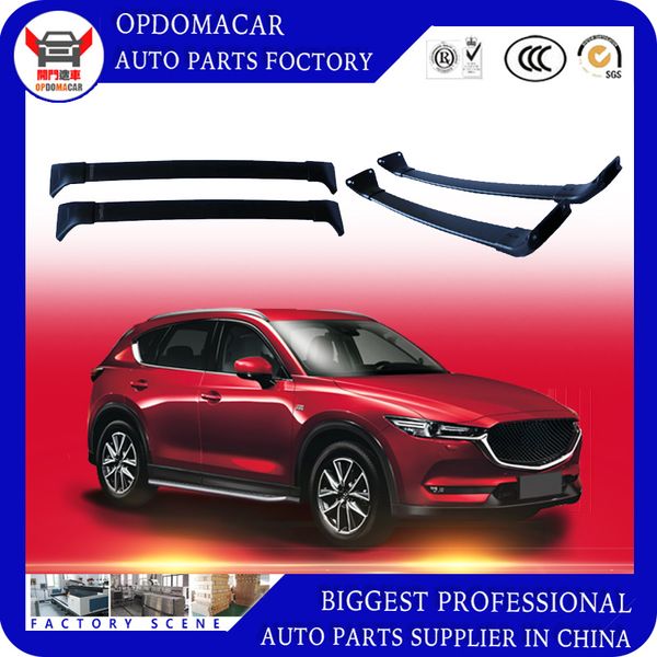 

screw install aluminium alloy roof rack cross bar for cx-5 cx5 2017 2018 2019 17 18 19 car accessories