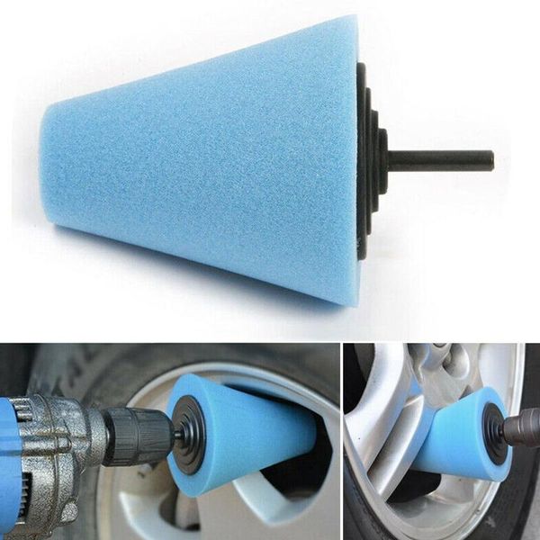 blue cone-shape burnishing foam sponge polishing pad car tyres polisher wheel hub disk polishing machine
blue cone-shape burnishing foam sponge polishing pad car tyres polisher wheel hub disk polishing machine
