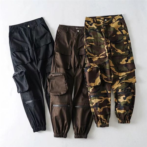 street style womens designer pants cargo pants casual cool loose camouflage printed pockets fashion womens track pants, Black;white
street style womens designer pants cargo pants casual cool loose camouflage printed pockets fashion womens track pants, Black;white