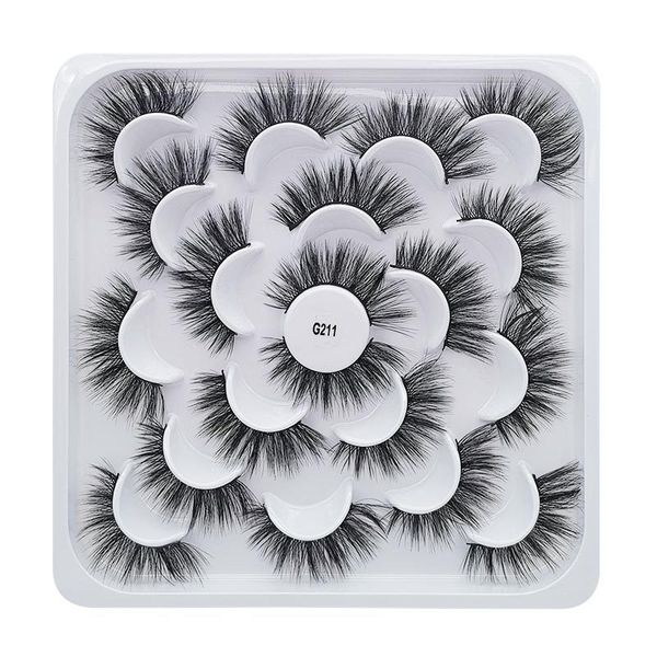 10 pairs/set natural long false eyelashes fake 3d mink eyelashes eyelash extension mink lashes eye lash makeup tool
10 pairs/set natural long false eyelashes fake 3d mink eyelashes eyelash extension mink lashes eye lash makeup tool