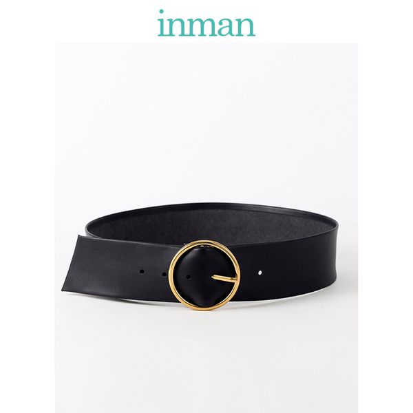 inman winter autumn women artistic all matched simple design round buckle lady fashion waist belt, Black;brown
inman winter autumn women artistic all matched simple design round buckle lady fashion waist belt, Black;brown