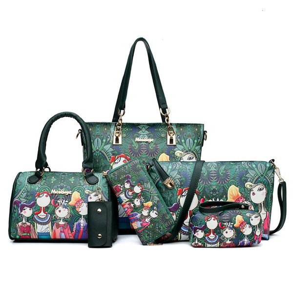 6pcs/lot women handbags shoulder bags set female leather pu composite bag super practical women bag sac a main
6pcs/lot women handbags shoulder bags set female leather pu composite bag super practical women bag sac a main