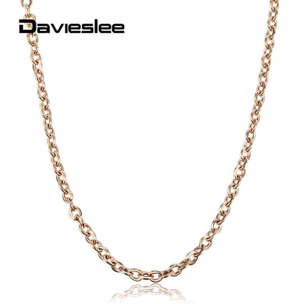 1.5mm stainless steel necklace for women rolo cable link chain rose gold color lobster clasp 20inch fashion jewelry gifs lkn634, Silver
1.5mm stainless steel necklace for women rolo cable link chain rose gold color lobster clasp 20inch fashion jewelry gifs lkn634, Silver
