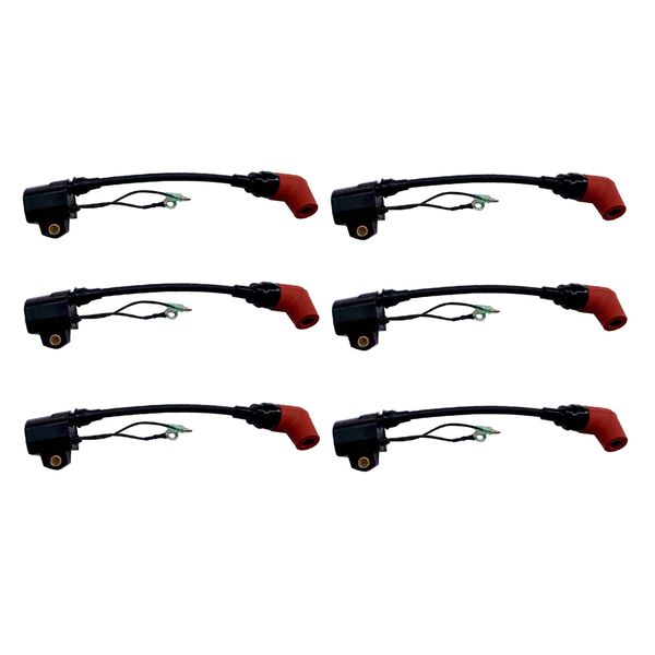 6x ignition coil ignition cable suitable for yamaha 2-stroke 100/115/130/140/150/175/200 / 225ps outboard
6x ignition coil ignition cable suitable for yamaha 2-stroke 100/115/130/140/150/175/200 / 225ps outboard