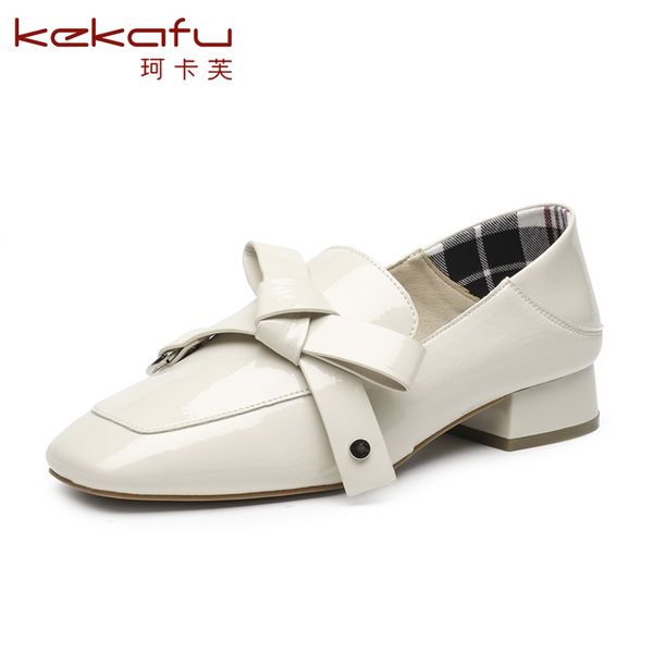 kekafu 2019 autumn women shoes flats loafers casual leather shoes woman slip on retro square toe ladies chaussures femme, Black
kekafu 2019 autumn women shoes flats loafers casual leather shoes woman slip on retro square toe ladies chaussures femme, Black