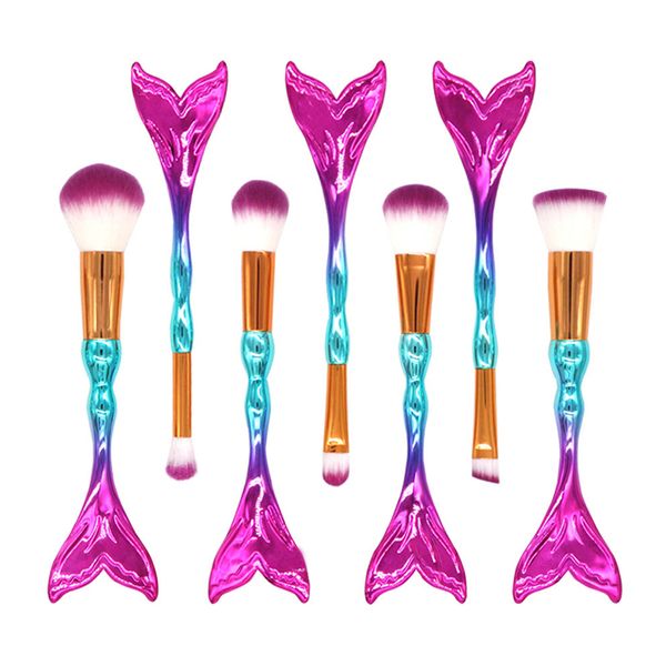 mermaid makeup brushes set 7 pieces gemtotal foundation powder blending eyebrow eyeshadow blush synthetic hair(gradient)
mermaid makeup brushes set 7 pieces gemtotal foundation powder blending eyebrow eyeshadow blush synthetic hair(gradient)