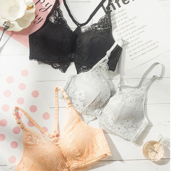 e lovegirl 32-40 size plus size cup women underwear no steel ring bra black khaki red grey lace front closure bra push up, Red;black
e lovegirl 32-40 size plus size cup women underwear no steel ring bra black khaki red grey lace front closure bra push up, Red;black