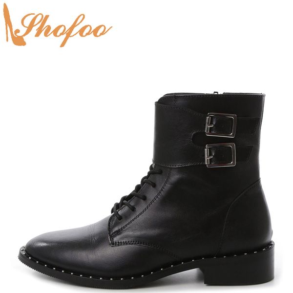 black ankle combat boots chunky heels round toe woman booties zip lace up big size 13 15 ladies buckle strap rivets shoes shofoo
black ankle combat boots chunky heels round toe woman booties zip lace up big size 13 15 ladies buckle strap rivets shoes shofoo