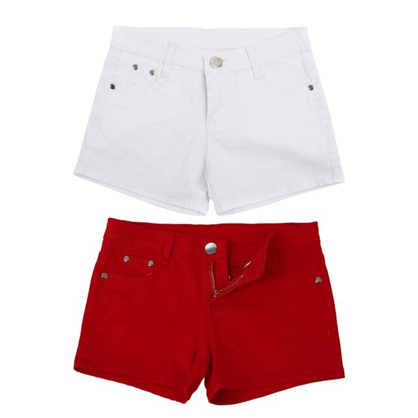 2pcs summer denim shorts slim fit candy color short pants short jeans women shorts denim - white xxxl=31 & red =27
2pcs summer denim shorts slim fit candy color short pants short jeans women shorts denim - white xxxl=31 & red =27