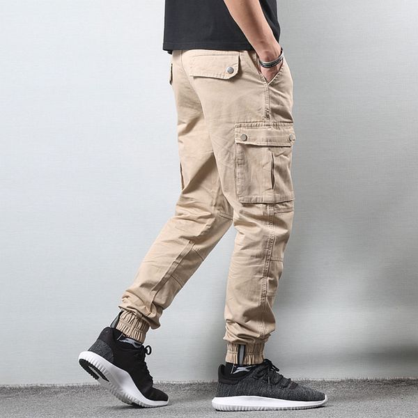 men's jeans fashion streetwear men khaki color big pocket casual cargo pants slack bottom harem trousers hip hop joggers, Blue
men's jeans fashion streetwear men khaki color big pocket casual cargo pants slack bottom harem trousers hip hop joggers, Blue