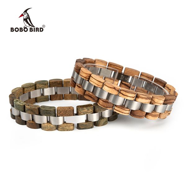 bobo bird fashion wood bracelet men women wooden band bangles gift s04/s05, Black;brown
bobo bird fashion wood bracelet men women wooden band bangles gift s04/s05, Black;brown
