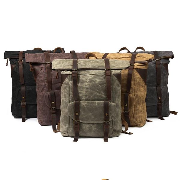 5 color option europe retro designer backpacks for men huge capacity travel backpack with cow leather belts and rivets
5 color option europe retro designer backpacks for men huge capacity travel backpack with cow leather belts and rivets