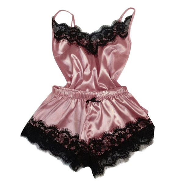 lingerie lace sleepwear women's dress set 2019 fashion temptation babydoll nightwear cute cami and shorts pijama mujer, Black;red
lingerie lace sleepwear women's dress set 2019 fashion temptation babydoll nightwear cute cami and shorts pijama mujer, Black;red