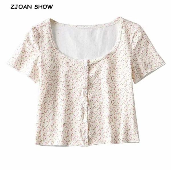 5 colors chic 70s vintage o neck floral short sleeve tee base t-shirts 2020 girl single-breasted button short t-shirt crop top, White
5 colors chic 70s vintage o neck floral short sleeve tee base t-shirts 2020 girl single-breasted button short t-shirt crop top, White