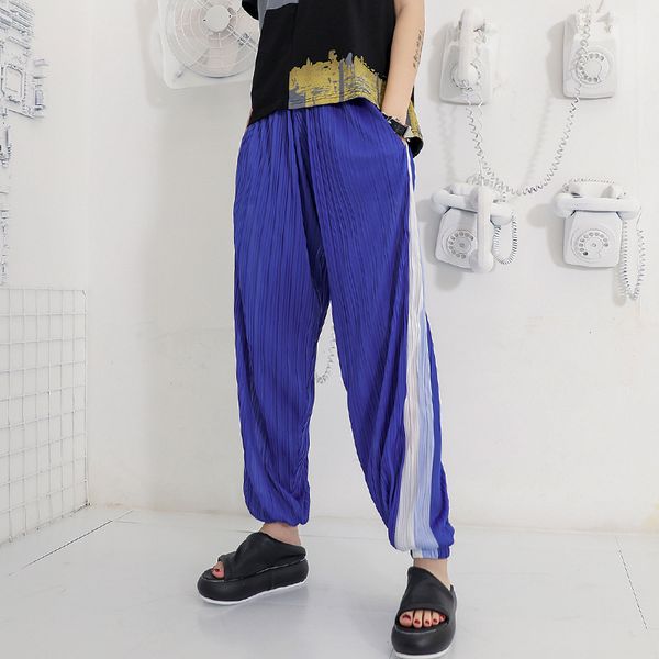 johnature 3 colors fashion plus size high waist harem pants women summer new streetwear sport casual joker full-length pant 2019, Black;white
johnature 3 colors fashion plus size high waist harem pants women summer new streetwear sport casual joker full-length pant 2019, Black;white