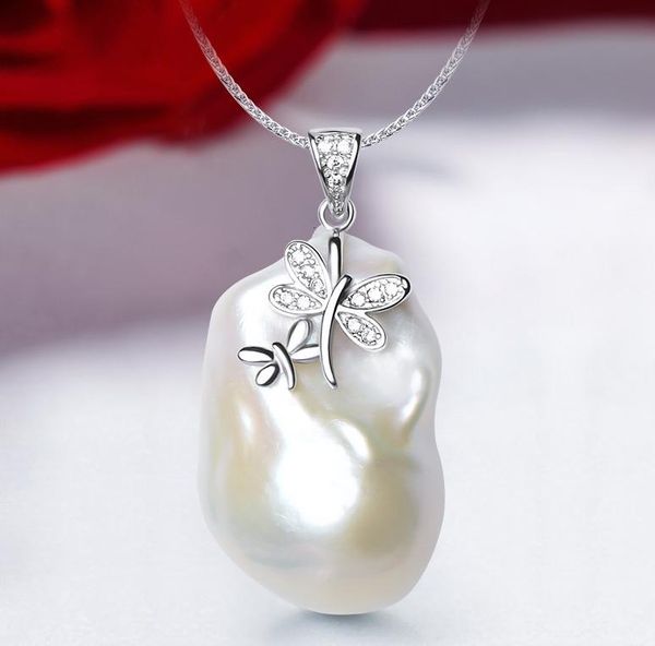 925 sterling silver baroque style flower pearl pendant necklace 20-36mm white pearl jewelry for women classical 2019new arrvial j190613
925 sterling silver baroque style flower pearl pendant necklace 20-36mm white pearl jewelry for women classical 2019new arrvial j190613