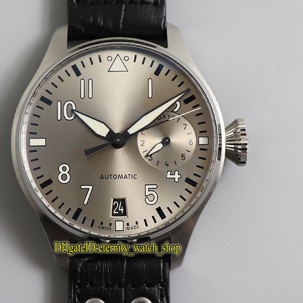 version zff big pilot iw500906 7 day power reserve silvery dial cal.51111 automatic iw500402 mens watch steel case leather sport watches, Slivery;brown
version zff big pilot iw500906 7 day power reserve silvery dial cal.51111 automatic iw500402 mens watch steel case leather sport watches, Slivery;brown