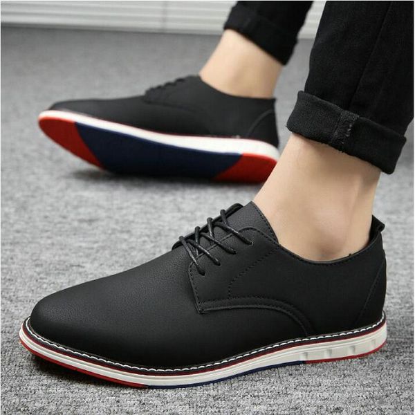 2019 leather formal men casual flats shoes fashion men comfortable office dress shoes a53-03, Black
2019 leather formal men casual flats shoes fashion men comfortable office dress shoes a53-03, Black