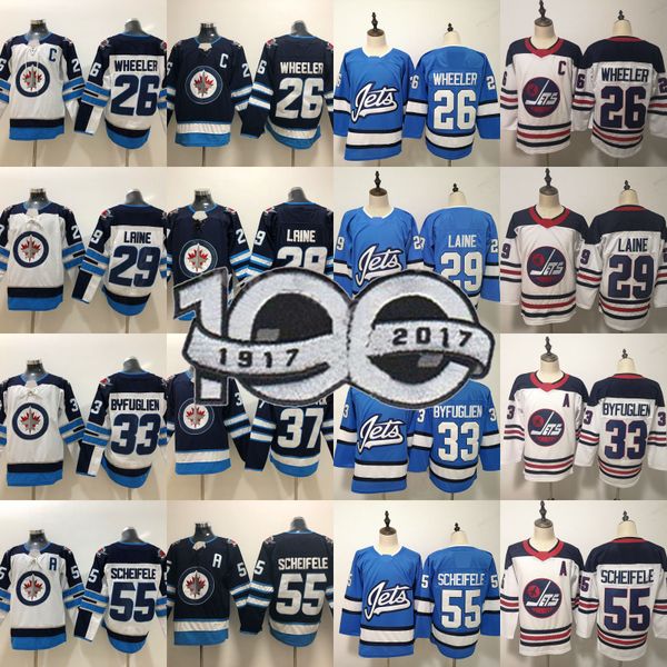 29 Patrik Laine Jersey With 100th Patch 37 Connor Hellebuyck 55 Mark Scheifele 26 Blake Wheeler Dustin Byfuglien 2019 Winnipeg Jets Jerseys
29 Patrik Laine Jersey With 100th Patch 37 Connor Hellebuyck 55 Mark Scheifele 26 Blake Wheeler Dustin Byfuglien 2019 Winnipeg Jets Jerseys