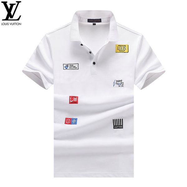 vl french brand short sleeved mens designer polo casual business polo fashion slim polo trend wild t-shirt sports t shirt, White;black
vl french brand short sleeved mens designer polo casual business polo fashion slim polo trend wild t-shirt sports t shirt, White;black