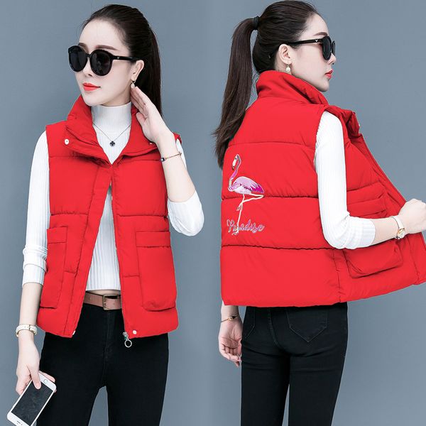 2019 winter new women vest white warm sleeveless jacket fashionable black waistcoat female plus size waist coat for women -85, Black;white
2019 winter new women vest white warm sleeveless jacket fashionable black waistcoat female plus size waist coat for women -85, Black;white