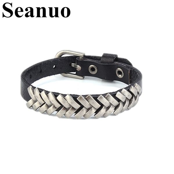 seanuo 2019 dragon scales genuine leather charm wrap bangle bracelet for men punk rock adjustable women thin belt cuff bracelets, Golden;silver
seanuo 2019 dragon scales genuine leather charm wrap bangle bracelet for men punk rock adjustable women thin belt cuff bracelets, Golden;silver