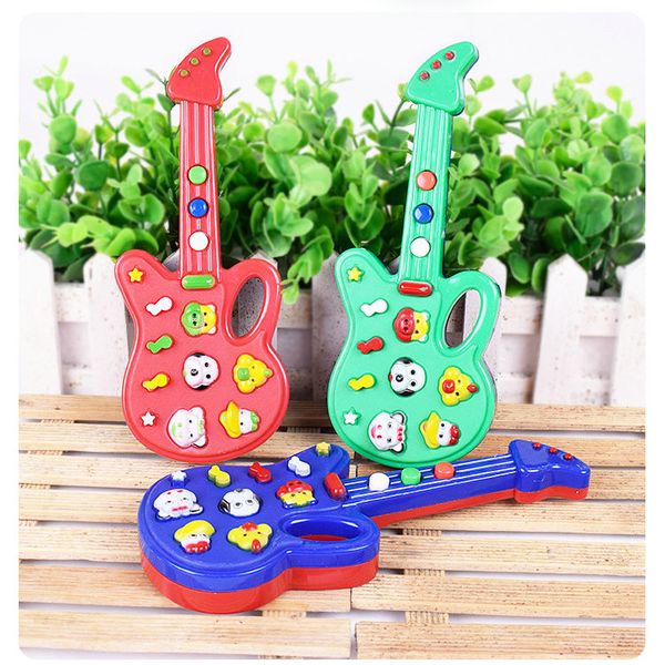 1pcs new fashion cartoon toy guitar music electric guitar kids musical instruments educational toys for children gifts
1pcs new fashion cartoon toy guitar music electric guitar kids musical instruments educational toys for children gifts