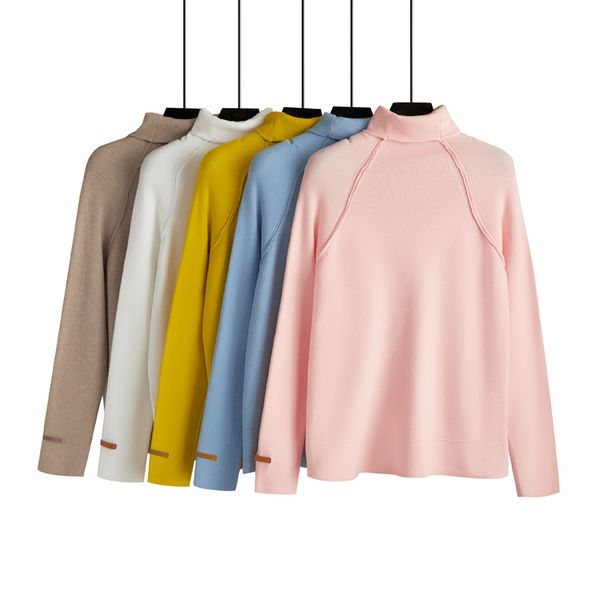 turtleneck sweater female autumn winter 2019 korean loose base shirt knitted sweater women long sleeves pullovers lady sweaters, White;black
turtleneck sweater female autumn winter 2019 korean loose base shirt knitted sweater women long sleeves pullovers lady sweaters, White;black