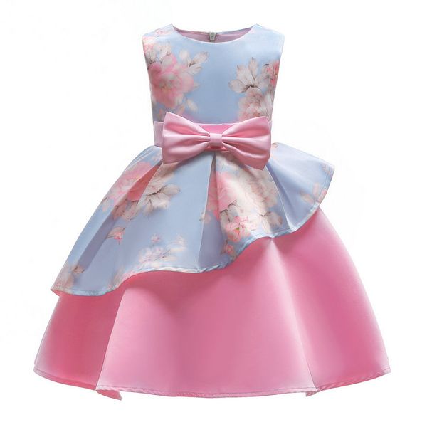 5 colors baby girls wedding dress 2019 kids irregular floral printed prom dress with bow children girls satin full dress boutique clothes, Red;yellow
5 colors baby girls wedding dress 2019 kids irregular floral printed prom dress with bow children girls satin full dress boutique clothes, Red;yellow