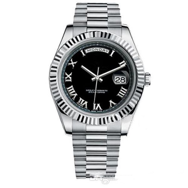 classic automatic movement mens watch 41mm diamond dial day date sapphire glass stainless steel wristwatches, Slivery;brown
classic automatic movement mens watch 41mm diamond dial day date sapphire glass stainless steel wristwatches, Slivery;brown