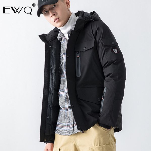 ewq / men's wear 2019 winter cotton-padded clothes male keep warm cotton clothes casual hoodie thickening loose coat 9y0075, Black
ewq / men's wear 2019 winter cotton-padded clothes male keep warm cotton clothes casual hoodie thickening loose coat 9y0075, Black