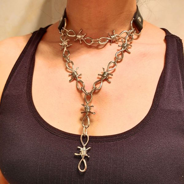 diezi fashion silver color chain pu leather statement necklace hip hop punk geometric lock pendant necklaces for women men
diezi fashion silver color chain pu leather statement necklace hip hop punk geometric lock pendant necklaces for women men