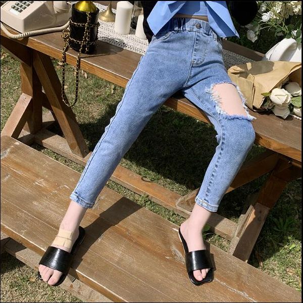 2020 new wholesale girls denim holes pants fashion summer girls jean pants 4-10t f306, Blue
2020 new wholesale girls denim holes pants fashion summer girls jean pants 4-10t f306, Blue