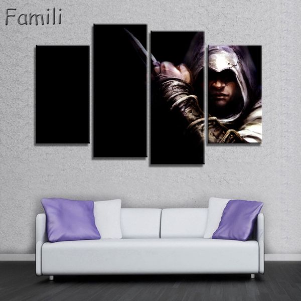 4Panel Factory Price Movie Assassins Creed Poster Wall Modular Picture Canvas Paintings For Living Room Bedroom Kids Room Wallpaper
4Panel Factory Price Movie Assassins Creed Poster Wall Modular Picture Canvas Paintings For Living Room Bedroom Kids Room Wallpaper
