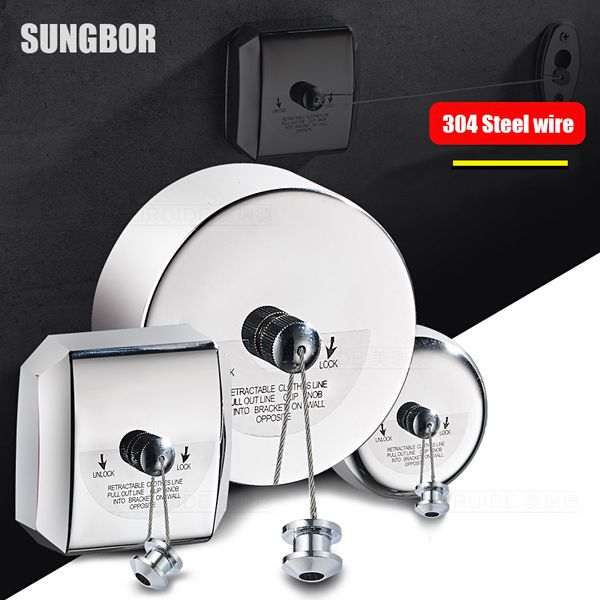 304 stainless steel clothes drying line chrome or gold plating cloth cord bathroom accessories 2.8 m clothesline
304 stainless steel clothes drying line chrome or gold plating cloth cord bathroom accessories 2.8 m clothesline