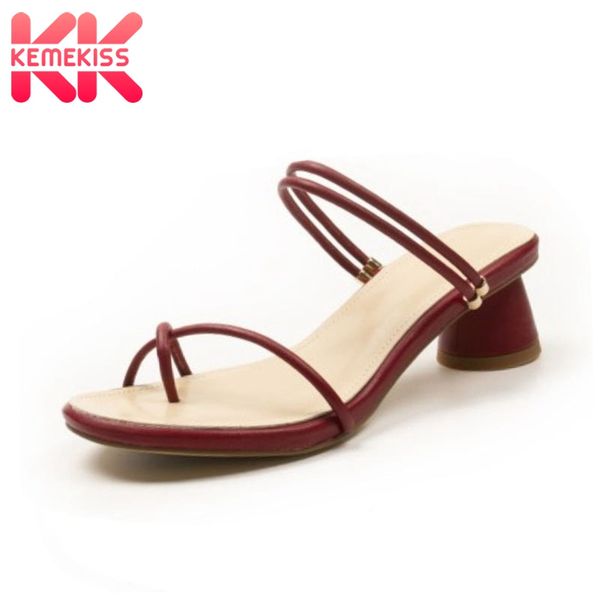 kemekiss women summer sandals shoes fashion genuine leather shoes women special strange heels slippers solid footwear size 33-40, Black
kemekiss women summer sandals shoes fashion genuine leather shoes women special strange heels slippers solid footwear size 33-40, Black