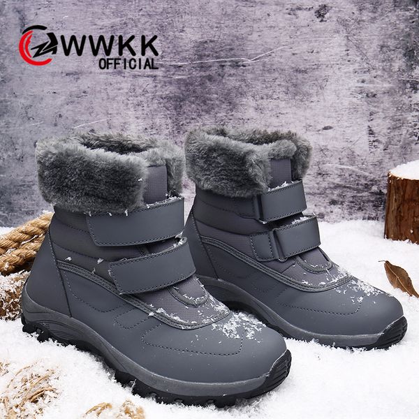 wwkk snow boots hiking shoes woman waterproof 2019 winter boots with fur shoes non-slip outdoor platform thick plush warm, Black
wwkk snow boots hiking shoes woman waterproof 2019 winter boots with fur shoes non-slip outdoor platform thick plush warm, Black