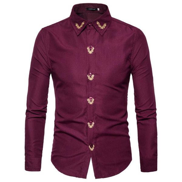 brand-clothing 2020 spring fashion luxury shirts male cotton slim turn-down dress shirt men long sleeve embroidery shirts, White;black
brand-clothing 2020 spring fashion luxury shirts male cotton slim turn-down dress shirt men long sleeve embroidery shirts, White;black
